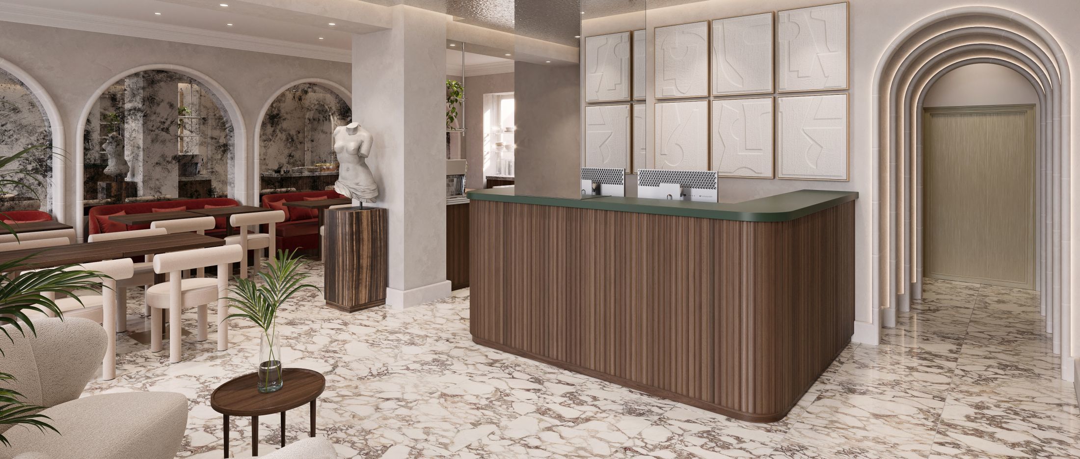 Hotel des Carmes - Empfangsdame